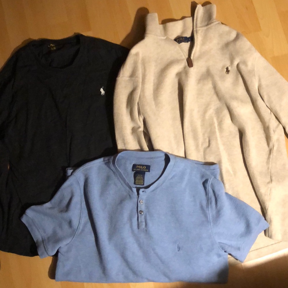 Polo Ralph Lauren bundle sweater t shirt